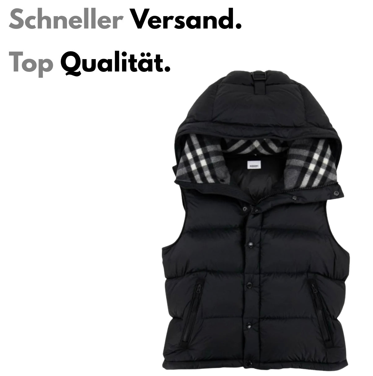 Hooded Quilted Nylon Down Jacket